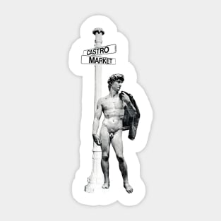 Castro San Francisco Vintage Retro LGBT Gay Sticker